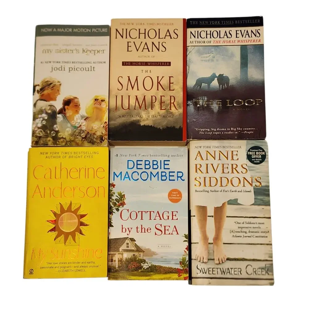 Romance Fiction Contemporary Book Bundle Mass Market Paperback